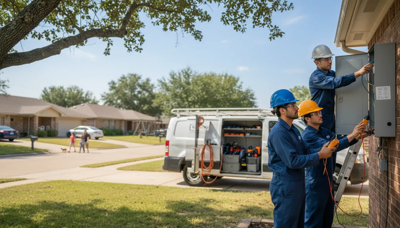 Certified electrician providing emergency electrical services in Campbell, NE
